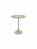 Pöytä \'Jason\' Ø46 cm - Beige