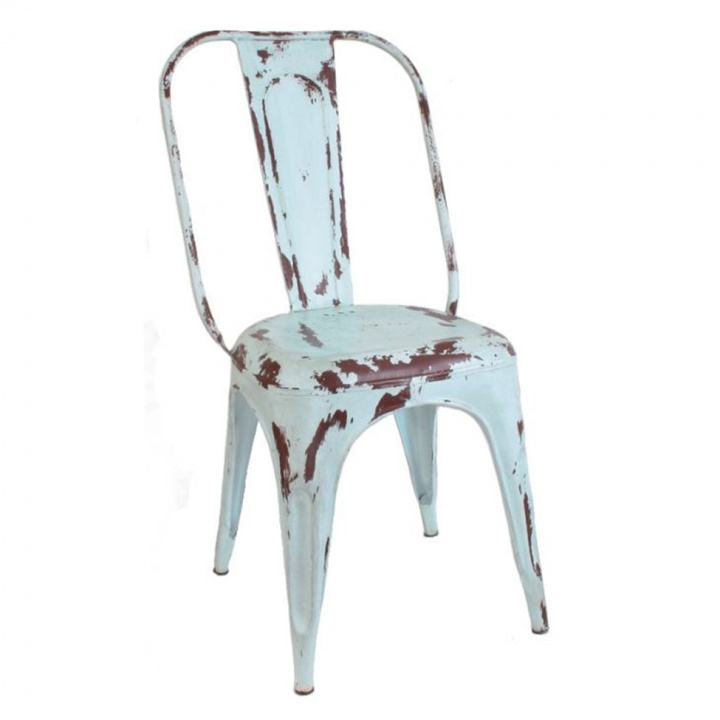 Tuoli \'Montmartre\' - Vintage/Turkoosi ryhmässä Huonekalut / Istumakalusteet / Tuolit @ Reforma (1002-Turquoise-II-M)