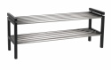 Kenkäteline \'Confetti\' 100cm - Metalli/ Musta