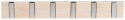 Koukkulista \'Confetti\' 50cm - Valkopigmentoitu
