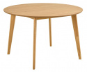 Ruokapöytä \'Roxby\' Pyöreä 120x76cm - Luonnonvärinen