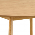 Ruokapöytä \'Roxby\' Pyöreä 120x76cm - Luonnonvärinen