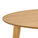 Ruokapöytä \'Roxby\' Pyöreä 120x76cm - Luonnonvärinen