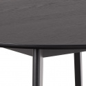 Ruokapöytä \'Roxby\' Pyöreä 120x76cm - Musta
