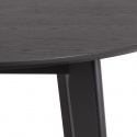 Ruokapöytä \'Roxby\' Pyöreä 120x76cm - Musta