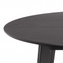 Ruokapöytä \'Roxby\' Pyöreä 120x76cm - Musta