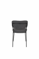 Tuoli \'Jolien\' -Musta/Tumma Harmaa