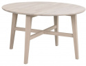 Sohvapöytä \'Filippa\' Pyöreä 90cm - Valkopigmentoitu tammi