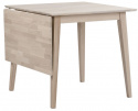 Ruokapöytä \'Filippa\' 80x80cm - Valkopigmentoitu tammi