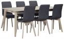 Ruokapöytä \'Filippa\' 180x90cm - Luonnonvärinen