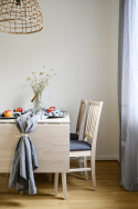 Ruokapöytä \'Filippa\' 120x80cm - Valkopigmentoitu