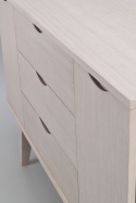 Sivupöytä \'Filippa\' 122x85cm - Tammi/Valkopigmentoitu