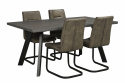 Ruokapöytä \'Fred\' 170x95cm - Ruskea/Musta