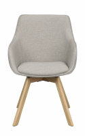 Käsinojatuoli \'Alison\' - Beige/koivu