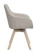 Käsinojatuoli \'Alison\' - Beige/valkopigmentoidut