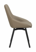 Tuoli \'Alison\' Nahka - Beige/musta