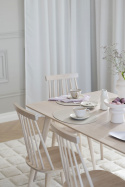 Ruokapöytä \'Yumi\' 190x90cm - Valkopigmentoitu tammi