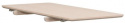 Lisälevy \'Yumi\' 45x90cm - Valkopigmentoitu tammi