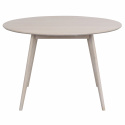 Ruokapöytä \'Yumi\' Pyöreä 115cm - Valkopigmentoitu