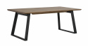 Ruokapöytä \'Melville\' 210x95cm - Ruskea/Musta
