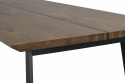 Ruokapöytä \'Melville\' 210x95cm - Ruskea/Musta