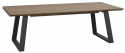 Pöytä \'Melville\' 140x65cm - Ruskea/Musta