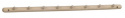 Koukkulista \'Milford\' 80cm - Valkopigmentoitu