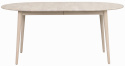 Ruokapöytä \'Tyler\' Soikea 170x105cm - Valkopigmentoitu Tammi