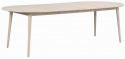 Ruokapöytä \'Tyler\' Soikea 170x105cm - Valkopigmentoitu Tammi
