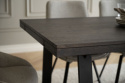 Ruokapöytä \'Brooklyn\' 220x95cm - Tummanruskea/U-jalat