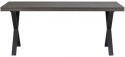 Ruokapöytä \'Brooklyn\' 170x95cm - Tummanruskea/X-jalat