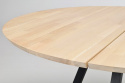 Ruokapöytä \'Carradale\' Pyöreä 150cm - Valkopigmentoitu/V-jalka