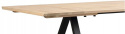 Ruokapöytä \'Carradale\' 220x100cm - Valkopigmentoitu/A-jalka