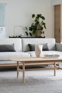 Soffa \'Hammond\' 2-sits - Harmaa/Luonnonväri