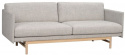 Soffa \'Hammond\' 2-sits - Harmaa/Luonnonväri