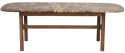 Soffbord \'Hammond\' 135x62cm - Ruskea/Marmori