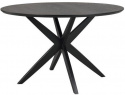 Matbord \'Calverton\' Pyöreä 120cm - Musta