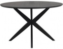 Matbord \'Calverton\' Pyöreä 120cm - Musta
