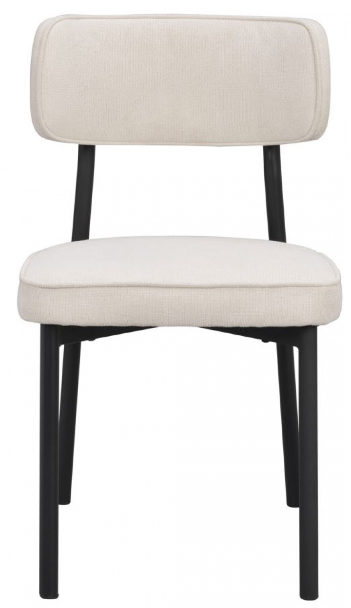 Stol \'Paisley\' - Beige/Musta ryhmässä Huonekalut / Istumakalusteet / Tuolit @ Reforma (120697)