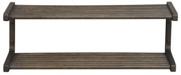 Skohylla \'Inverness\' 80cm - Ruskea ryhmässä Huonekalut / Hyllyt & säilytys / Hattu- ja kenkähyllyt @ Reforma (120731)