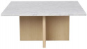 Soittopöytä \'Brooksville\' 90x90cm - Valkoinen/Valkoinen pigmentoitu