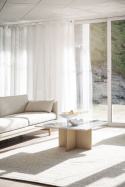 Soittopöytä \'Brooksville\' 90x90cm - Valkoinen/Valkoinen pigmentoitu