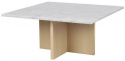 Soittopöytä \'Brooksville\' 90x90cm - Valkoinen/Valkoinen pigmentoitu