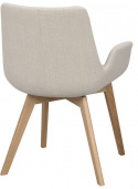Käsinojatuoli \'Drimsdale\' - Beige/Tammi