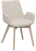 Käsinojatuoli \'Drimsdale\' - Beige/Valkoinen pigmentoitu