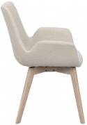 Käsinojatuoli \'Drimsdale\' - Beige/Valkoinen pigmentoitu