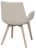 Käsinojatuoli \'Drimsdale\' - Beige/Valkoinen pigmentoitu