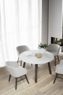 Ruokapöytä \'Taransay\' Pyöreä 125cm - Beige/Ruskea
