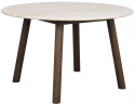Ruokapöytä \'Taransay\' Pyöreä 125cm - Beige/Ruskea