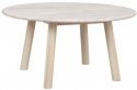 Soittopöytä \'Taransay\' Pyöreä 90cm - Beige/Valkoinen pigmentoitu